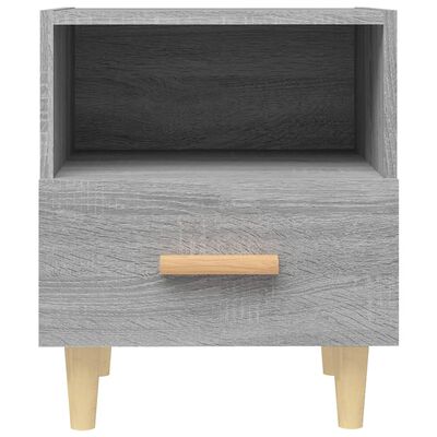vidaXL Bedside Cabinet Grey Sonoma 40x35x47 cm