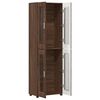 vidaXL Highboard FLORIN Brown Oak 60 x 35 x 182 cm Engineered Wood