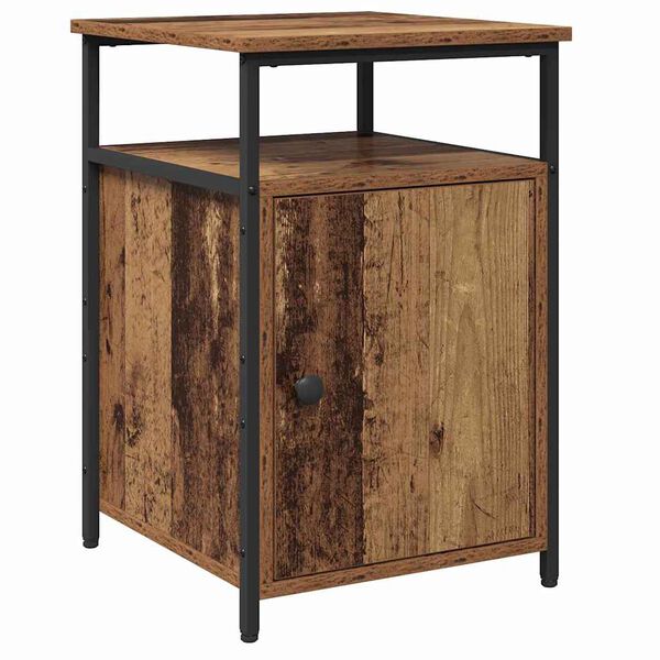 vidaXL Bedside Cabinet Old wood Engineered Wood