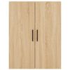vidaXL Highboard Sonoma Oak 69.5x34x180 cm Engineered Wood