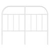 vidaXL Metal Headboard White 120 cm