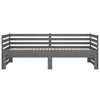 vidaXL Pull-out Day Bed without Mattress Grey 2x(80x200)cm