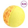 vidaXL Bath Bombs 24 pcs Natural Essential Oils