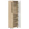 vidaXL Highboard FLORIN Sonoma Oak 60 x 35 x 182 cm Engineered Wood