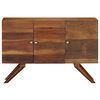 vidaXL Sideboard Brown Solid Reclaimed Wood 110x30x75 cm