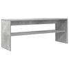 vidaXL TV Cabinet 100 x 30 x 40 cm Concrete Grey Engineered Wood