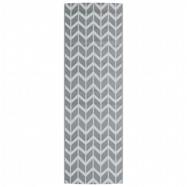 vidaXL Outdoor Carpet ARAKIL Grey 80x250 cm PP