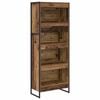 vidaXL Book Cabinet 60 x 30 x 155 cm Engineered Wood Old Wood