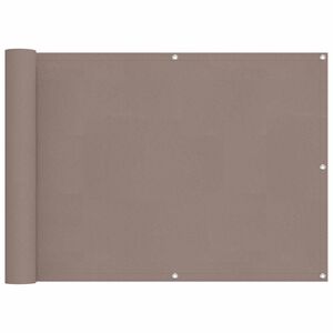 vidaXL Balcony Screen 75 x 200 cm PU coated oxford alu
