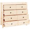 vidaXL Side Cabinet 100x40x90 cm Solid Wood Pine