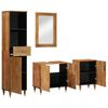 vidaXL 4 Piece Bathroom Furniture Set Solid Wood Mango