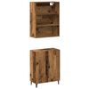 vidaXL Sideboard with Wall Cabinet Old Wood Engineered Wood
