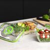 Princess Food Container Set 2 pcs L Transparent