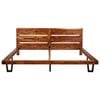 vidaXL Bed Frame with Live Edge without Mattress Solid Acacia Wood 200 cm