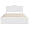 vidaXL Bed Frame with Drawer White 160 x 200 cm Engineer Wood