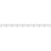 vidaXL Garden Fence with Spear Top Steel 1506x100 cm Black