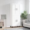 vidaXL Highboard White 69.5x34x180 cm Engineered Wood
