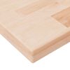 vidaXL Shelf Board 100x20x2.5 cm Untreated Solid Wood Oak