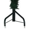 vidaXL Corner Artificial Christmas Tree Green 210 cm PVC and Metal