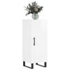 vidaXL Sideboard High Gloss White 34.5x34x90 cm Engineered Wood