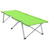 vidaXL Folding Camping Bed Folding 2 pcs Dark green 62 x 194 x 42 cm