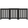 vidaXL Radiator Cover Black 205x21.5x83.5 cm Engineered Wood
