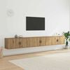 vidaXL Wall-mounted TV Cabinet Set Artisan Oak Engineered Wood