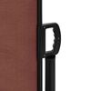 vidaXL Retractable Side Awning Brown 180x500 cm
