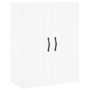 vidaXL Wall Mounted Cabinet White 69.5x34x90 cm Engineered Wood
