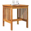 vidaXL Side Table Brown Solid Acacia wood