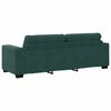 vidaXL Sofa Dark Green 221 x 78 x 80 cm Fabric