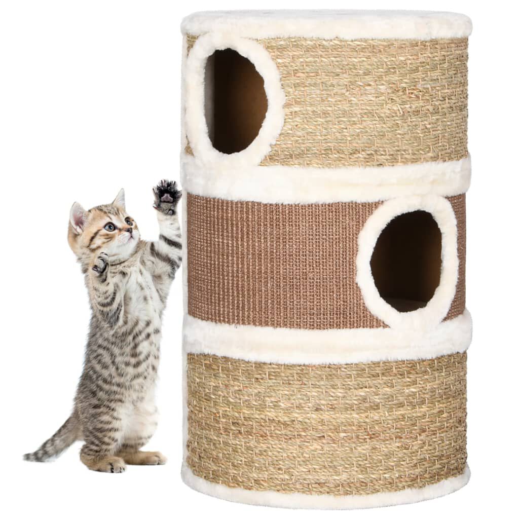 Easy kitty building system seagrass scratching post sales