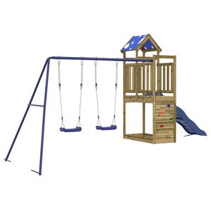 vidaXL Outdoor Playset Impregnated Wood Pine