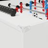 vidaXL Foosball Table White 125 x 60.5 x 80 cm Engineered Wood