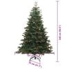 vidaXL Artificial Christmas Tree with 300 LEDs with Stand Green 240 cm