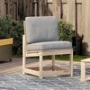 vidaXL Garden Chair 50.5x55x77 cm Solid Wood Pine