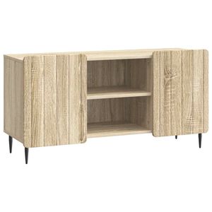 vidaXL TV Cabinet Sonoma Oak 102 x 34.5 x 52 cm Engineered Wood