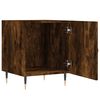 vidaXL Bedside Cabinets 2 pcs Smoked Oak 40x40x50 cm Engineered Wood