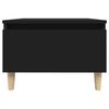 vidaXL Side Tables 2 pcs Black 50x46x35 cm Engineered Wood