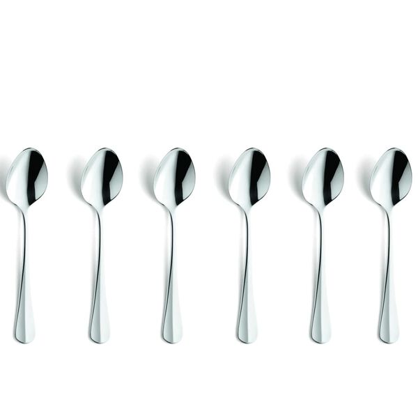Amefa 6 Piece Medium Teaspoon Set Baguette