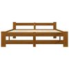 vidaXL Bed Frame without Mattress Honey Brown Solid Pine Wood 160x200cm