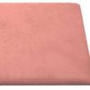 vidaXL Wall Headboard 12 pcs Pink 30 x 30 cm Velvet