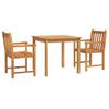vidaXL 3 Piece Garden Dining Set Solid Wood Acacia