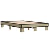 vidaXL Bed Frame without Mattress Sonoma Oak 140x200 cm