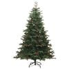 vidaXL Artificial Christmas Tree with 300 LEDs with Stand Green 210 cm