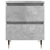 vidaXL Bedside Cabinet Concrete Grey 40x35x50 cm Engineered Wood