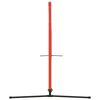 vidaXL Tennis Net Black and Red 500x100x87 cm Polyester
