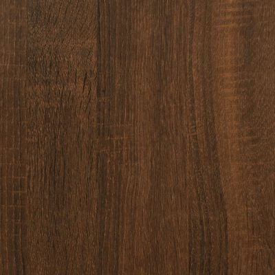 vidaXL Console Table Brown Oak 75x34.5x75 cm Engineered Wood