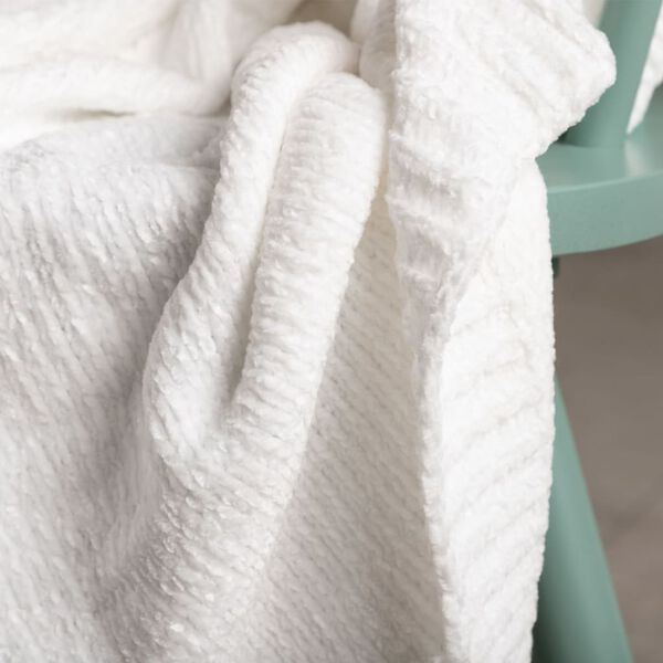 Venture Home Blanket Ally 170x130 cm Polyester White