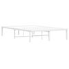 vidaXL Metal Bed Frame without Mattress White 120x200cm